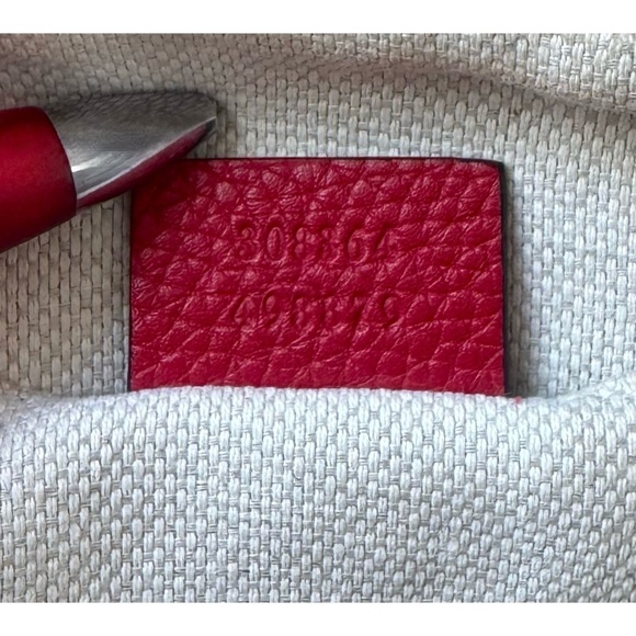 Certified Authentic Gucci Soho Disco Red Leather Tassel Crossbody Camera Bag COA - Picture 9 of 15